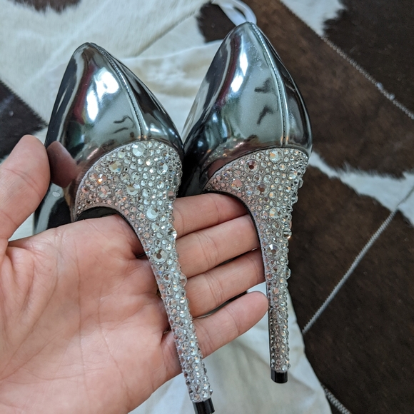 NWT Stella McCartney Crystal Stiletto Pumps - Picture 4 of 11